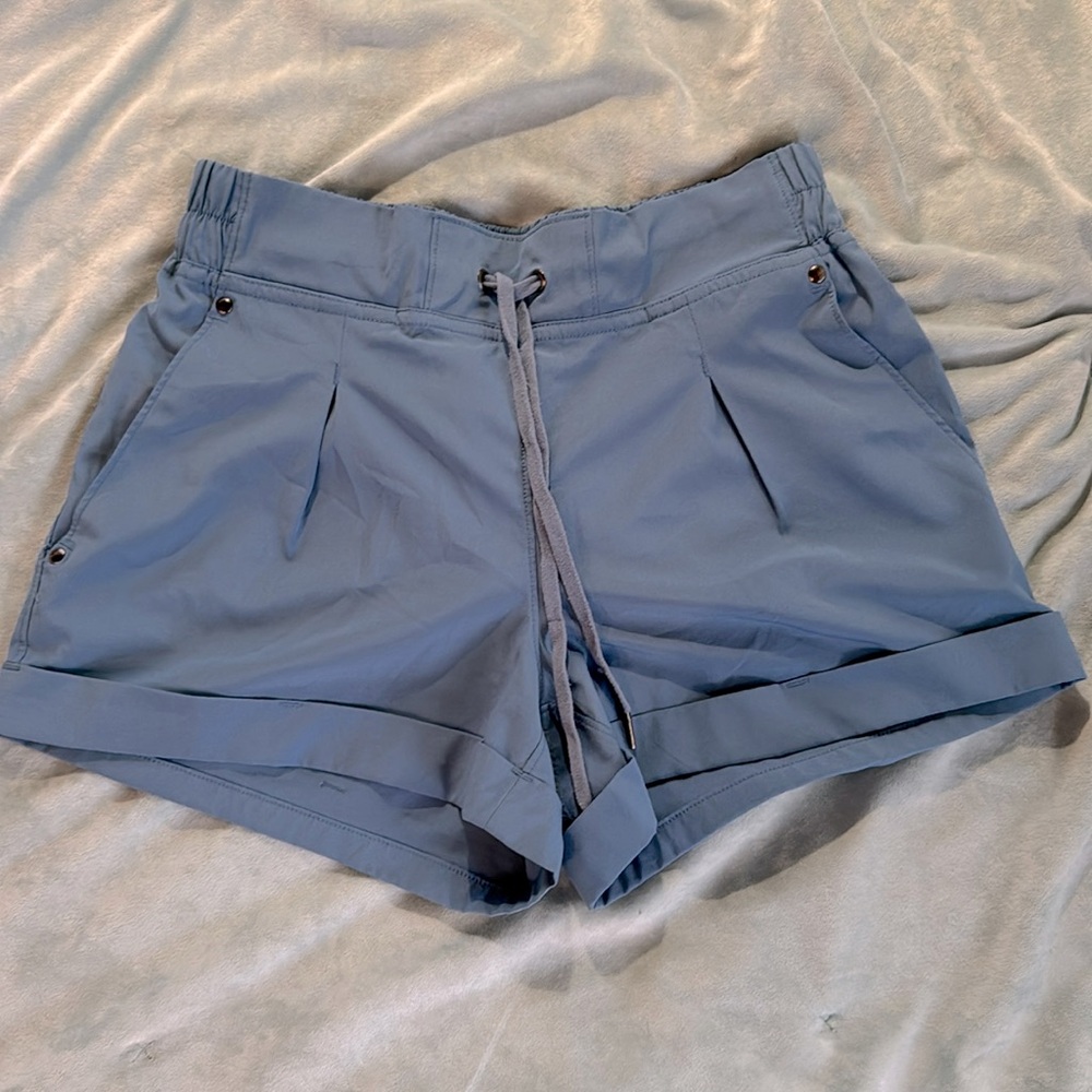 Flattering blue athletic shorts size S